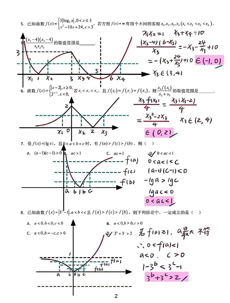 高考数学函数大题12种核心题型