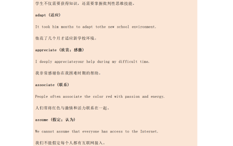近五年高考英语真题高频及超纲词汇