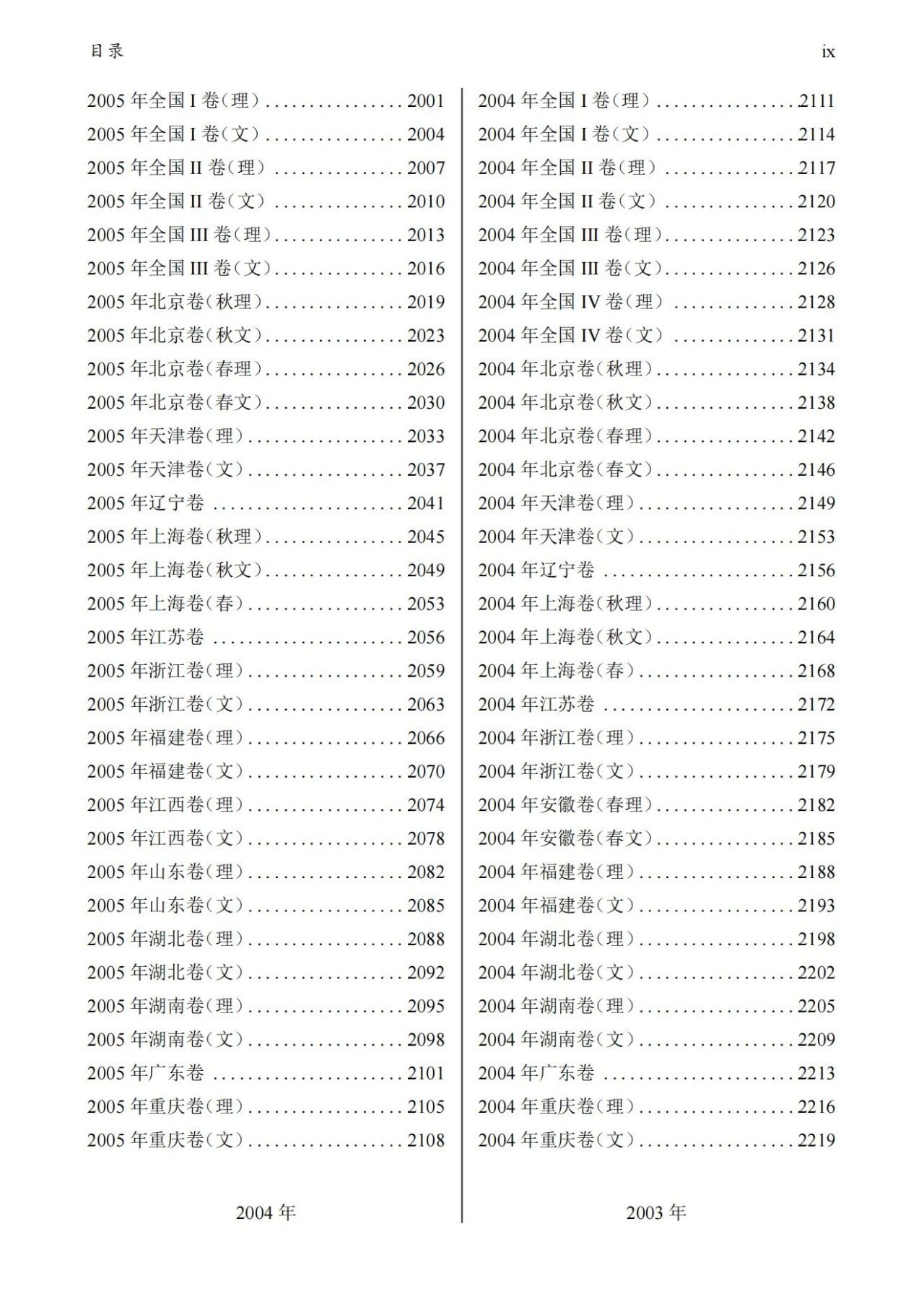 高考数学历年真题全汇总 含答案解析