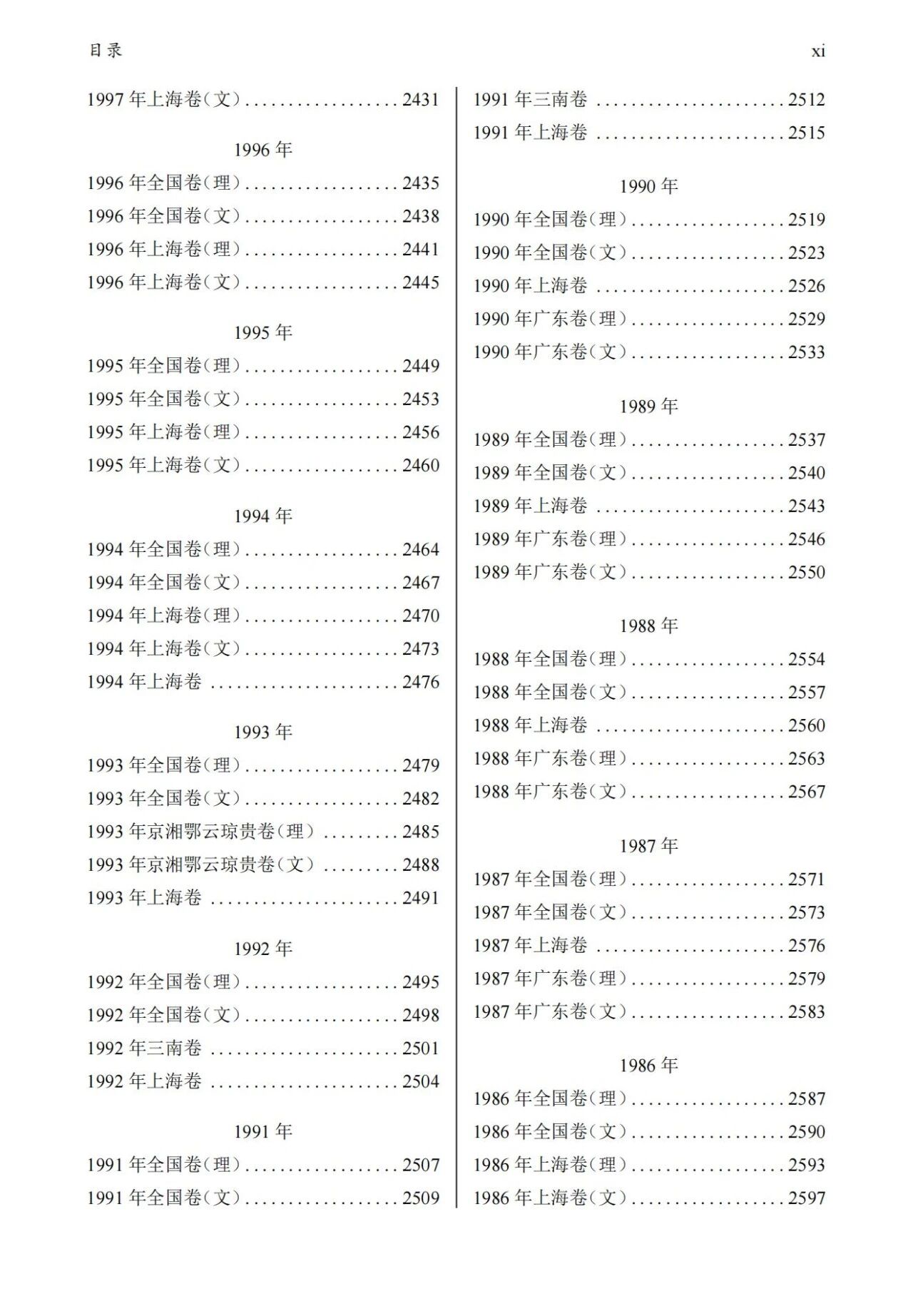 高考数学历年真题全汇总 含答案解析