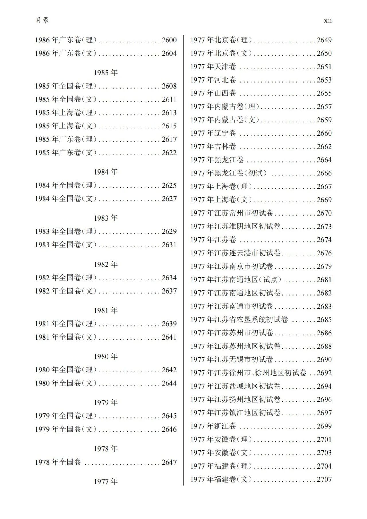 高考数学历年真题全汇总 含答案解析