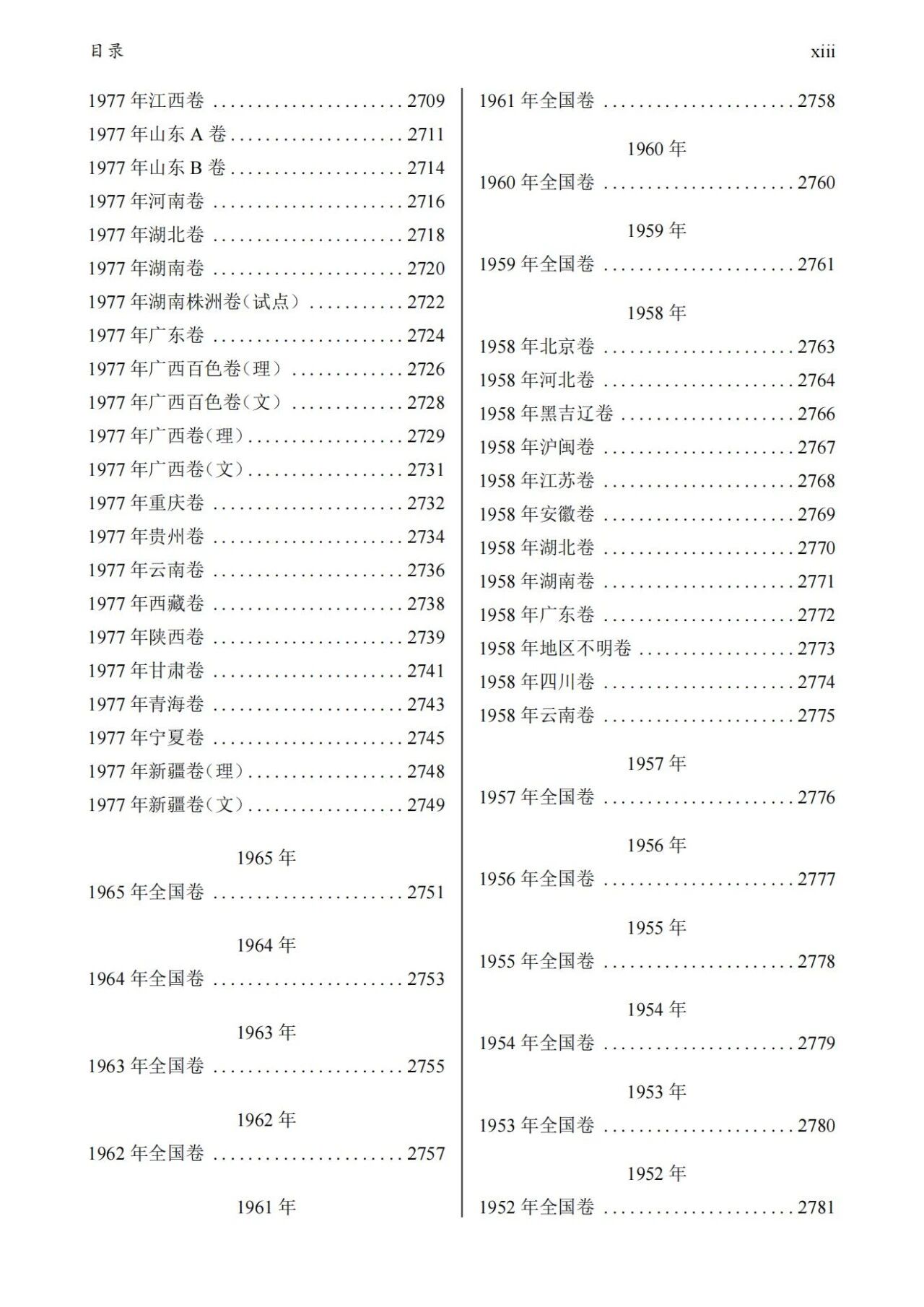 高考数学历年真题全汇总 含答案解析